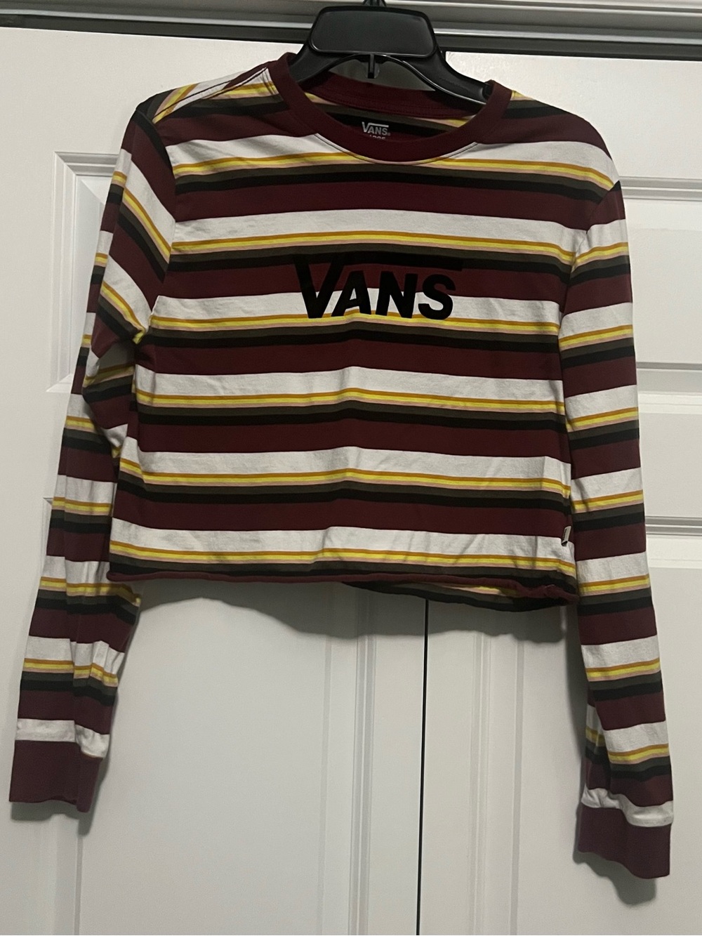 Vans Long Sleeve Crop Top